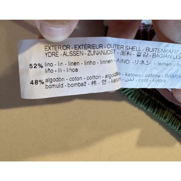 Zara Women’s Size XS Colorful Striped Cropped Bustier Top Linen Blend Resort - Picture 6 of 6